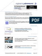 Introduction To Hydraulics: Worksheet IH1 & Training Record