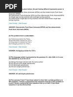 Theory of Computation MCQ Sets