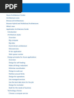 Azure Application Architecture Guide