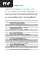 Assignment Benu 4131