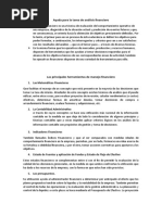 Ayuda para La Tarea de Análisis Financiero