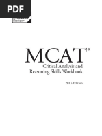 MCAT 2016 CARS Workbook WATERMARKED PDF