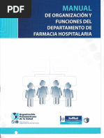 Manual de Organizacion y Funciones Del Dpto Farmacia Hospitalaria PDF