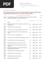 Precios Unitarios Construcción