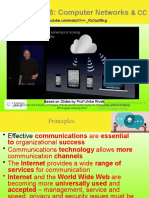 Chapter 06: Computer Networks: "Digital Hub (Center of Our Universe) Is Moving From PC To Cloud" Steve Jobs