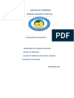 Cardiology Handbook Gondar University Hospital: Management Guidelines