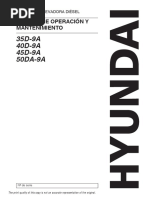 Manual Usuario Hyundai 35d-9a - 50da-9a PDF