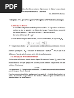 Chapitre 4 Spectroscopies D'absorption Et D'émission Atomique