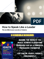 How To Speak Like A Leader - DR Philip Michael PDF