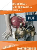 Plan de Seguridad y Salud en El Trabajo Obras Provisionales