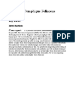 Pemphigus Foliaceus: Abstract: Key Words: Case Report