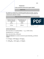 Practica No. 3 "Determinación de La Constante Universal de Los Gases Ideales"