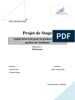 Rapport de Stage