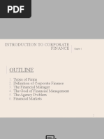 Chapter 1 Introduction To Corporate Finance