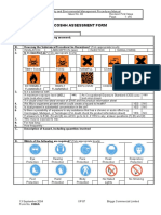 F006A CoSHH Assessment Form