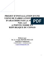 Presentation Du Projet Pate D Arachide