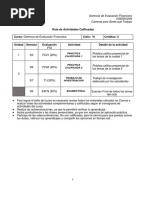 Ruta de ActividadesCalificadas - GEF