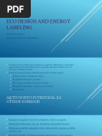 Eco Design and Energy Labeling 2019