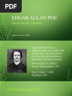 Edgar Allan Poe: and His Critical Theories