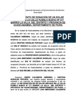 Documento de Donacion