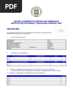 Formato Hoja Vida IPEC