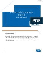 Análisis Del Contrato de Mutuo: Introducción