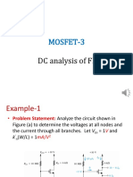 Mosfet-3: DC Analysis of FET