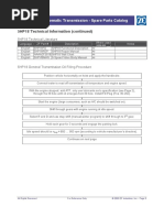 5HP18 Technical Information (Continued) : ZF 5HP18 Automatic Transmission - Spare Parts Catalog