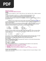 Dimensions of Speech-Syllable Accent, Pitch, Rhythm, Intonation