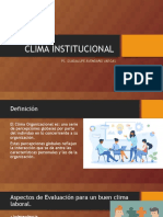 Clima Institucional