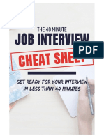 Job Interview Cheat Sheet