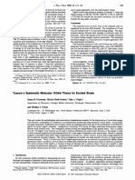 ZII CO CO 1, Or: Toward A Systematic Molecular Orbital Theory For Excited States