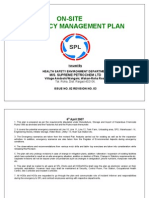 Model - Onsite Emergency Mgt. Plan