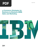 IBM E-Commerce Startegies Fo B2B Platform