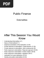 Public Finance: Externalities