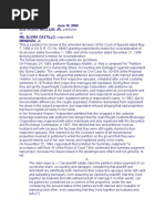 G.R. No. 136803 June 16, 2000 EUSTAQUIO MALLILIN, JR., Petitioner, MA. ELVIRA CASTILLO, Respondent. Mendoza, J.