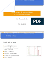 OpenFOAM Matrix Solution