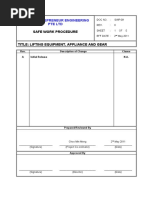 9) SWP-09 Lifting Equipment, Appliances & Gears