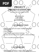 Project Presentation On Butadiene Sulfone