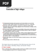 Chapter-2 Generation of High Voltage