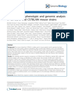 A Comparative Phenotypic and Genomic Analysis of C57BL/6J and C57BL/6N Mouse Strains