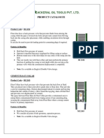 Ackeral Oil Tools Pvt. LTD.: Product Catalogue