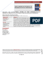 Spectral and Antibacterial Studies On Some Ethnobotanically Important Medicinal Plants Used by Thottianaickans of Semmalai