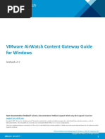 AirWatch Content Gateway Guide For Windows v9 - 2