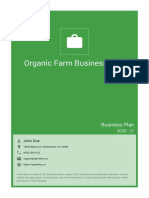 Organic Farm Business Plan Example PDF