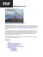 Petroleum Refining Processes Are The