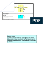 Your Input: Complete The Yellow Boxes The Potential Savings Will Appear in The Blue Boxes