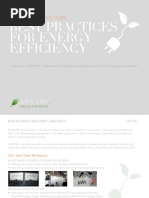 BEST PRACTICES FOR ENERGY Efficiency PDF