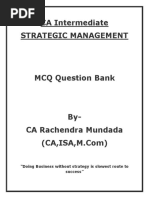 Intermediate New Syllabus SM MCQs Book by CA Rachendra Mundada Sir