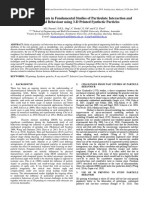 8-35 Recent Advancements in Fundamental Studies of Particulate Interaction and Mechanical Behaviour Using 3-D Prin